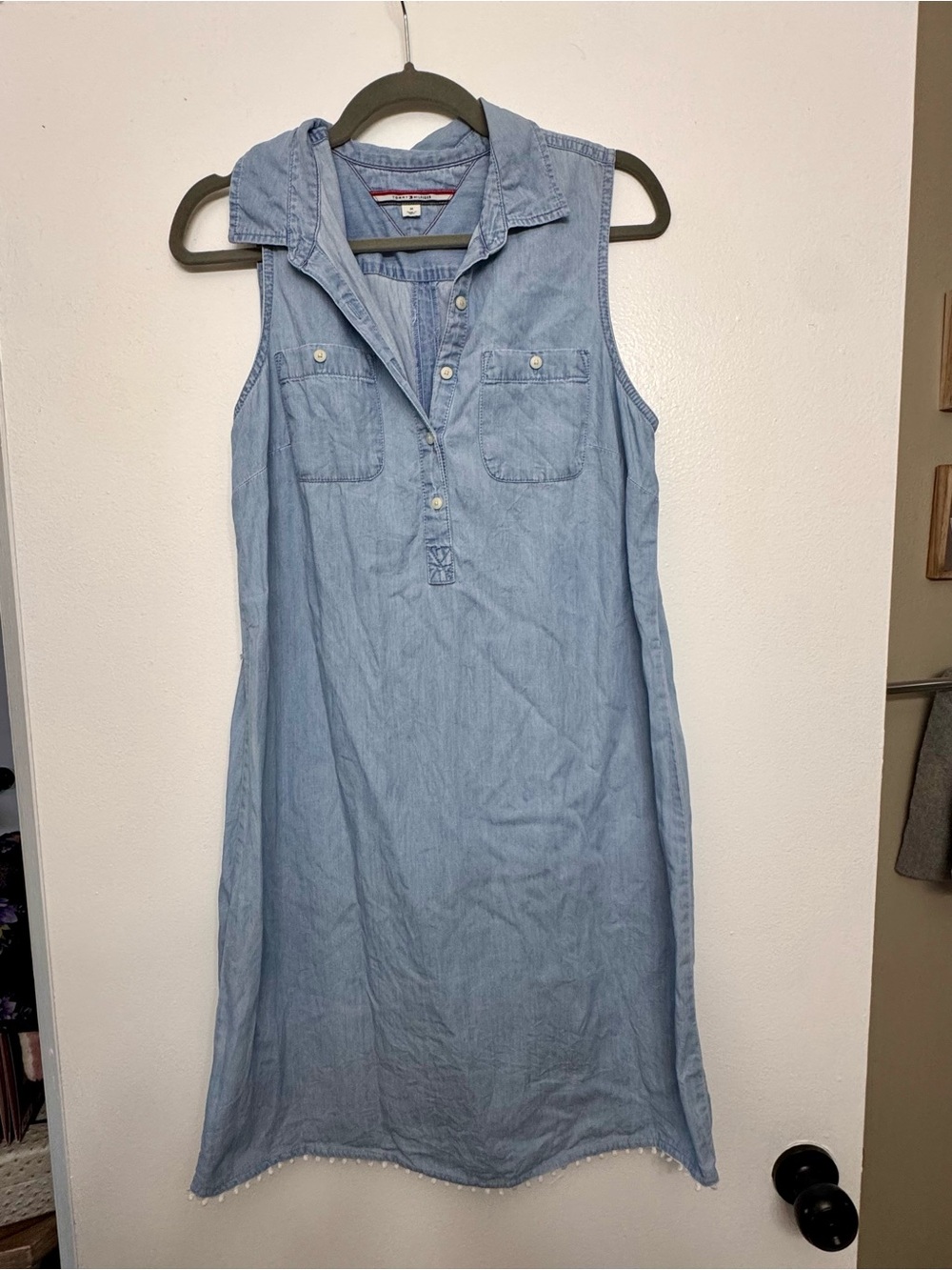 <Tommy Hilfiger> Sleeveless Denim Dress